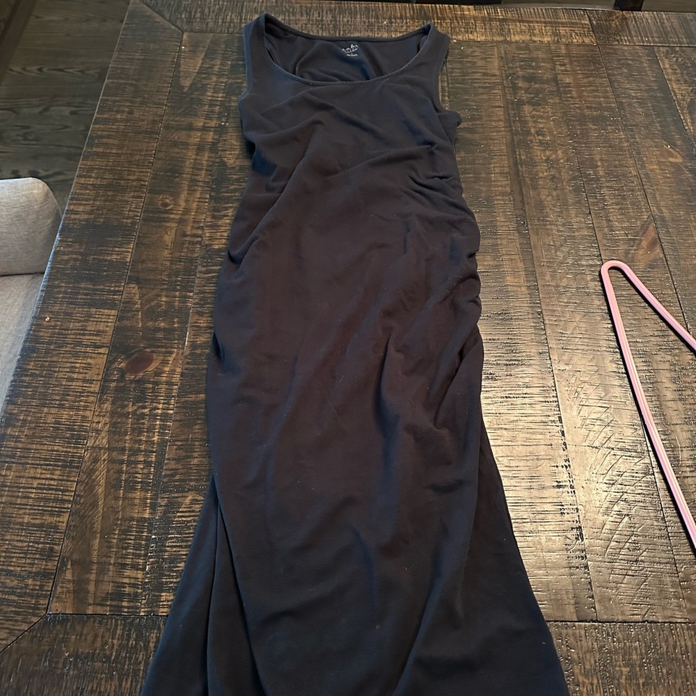 Isabel maternity brown dress
